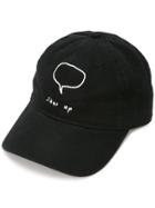 424 'shut Up' Embroidered Cap - Black