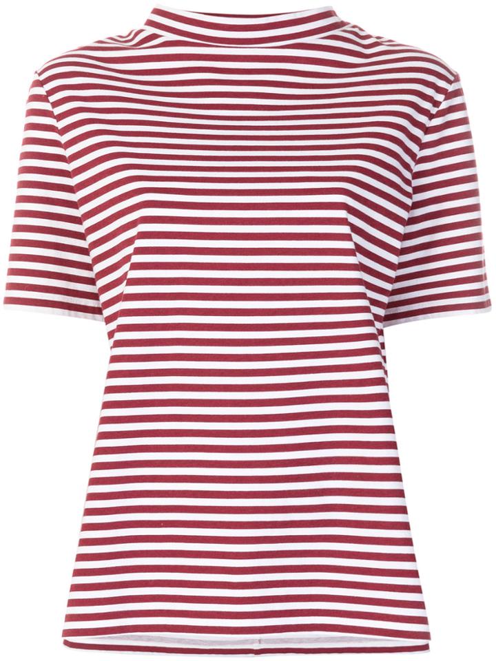 Mih Jeans Penny Striped T-shirt - Red