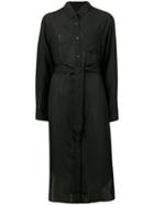 Mara Hoffman Long Overshirt - Black