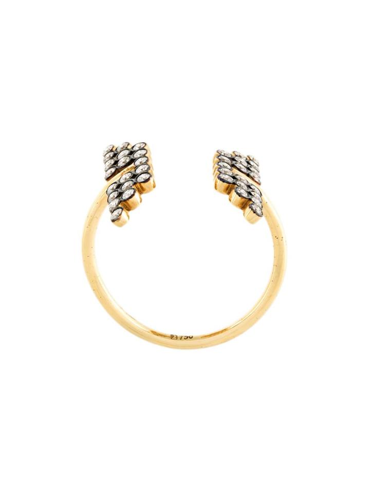 Yannis Sergakis Diamonds Ring - Metallic