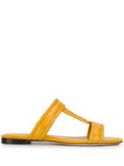Tod's Flat Coco Print Sandals - Yellow