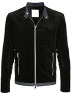 Estnation Zipped Lightweight Jacket - Black