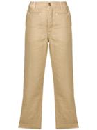 Loewe Cropped Trousers - Brown