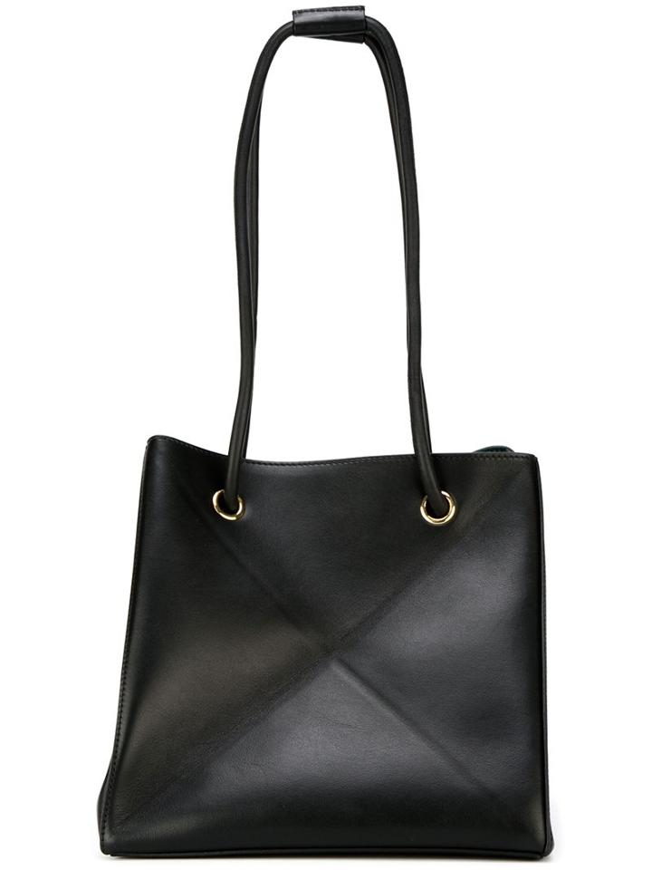 Victoria Beckham Open Top Shoulder Bag, Women's, Black