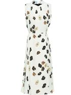 Prada Violet Print Dress - White