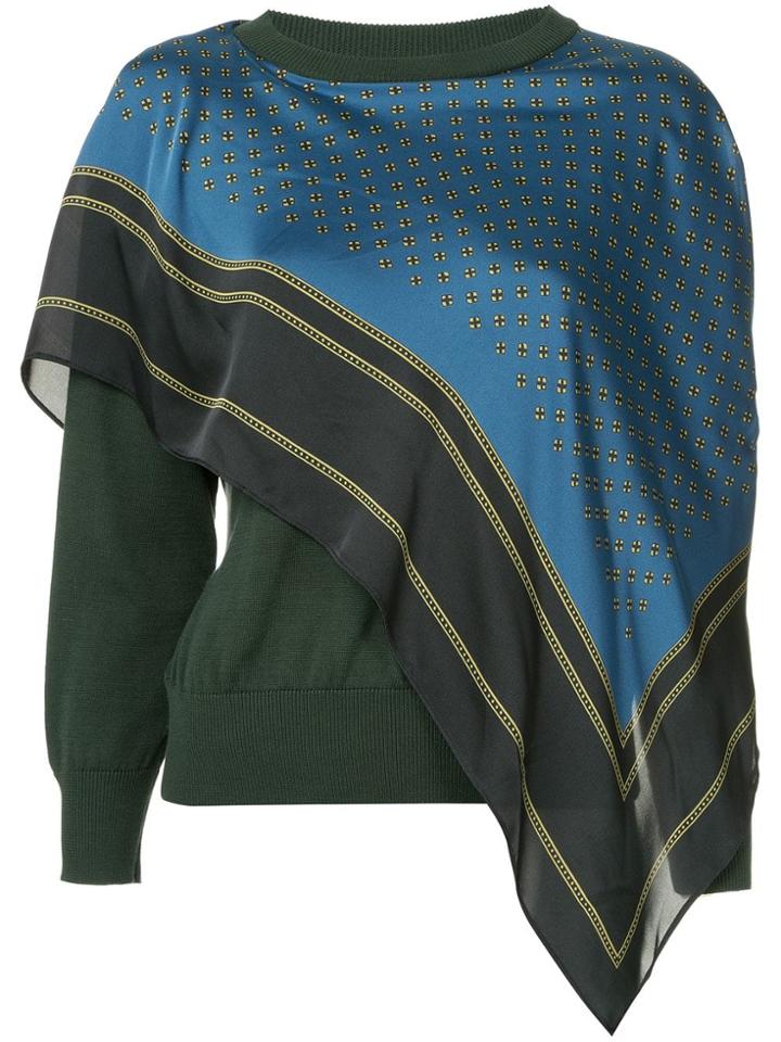 Maison Mihara Yasuhiro Layered Sweater - Green