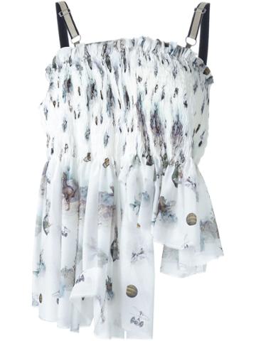 Anne Sofie Madsen Draped Smock Top - White