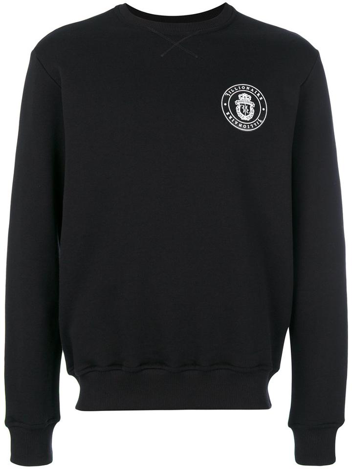 Billionaire - Craig Sweatshirt - Men - Cotton - L, Black, Cotton