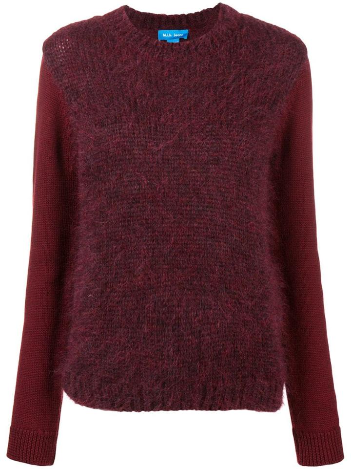 Mih Jeans Dawes Brushed Sweater - Red