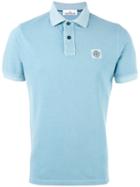 Stone Island Classic Polo Shirt, Men's, Size: Small, Blue, Cotton