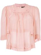 Isabel Marant Mara Blouse, Women's, Size: 36, Pink/purple, Silk/viscose