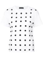 David Koma Studded T-shirt - White