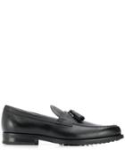 Tod's Tassel Detailing Loafers - Black