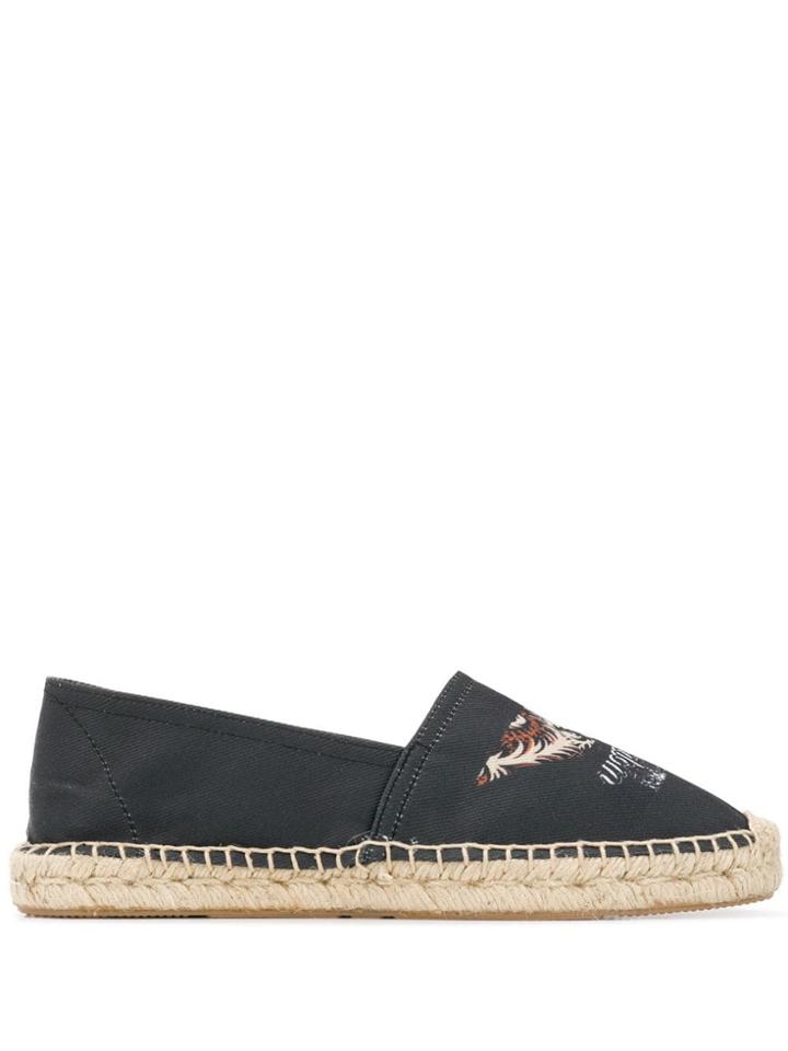 Isabel Marant Patchwork Espadrilles - Black