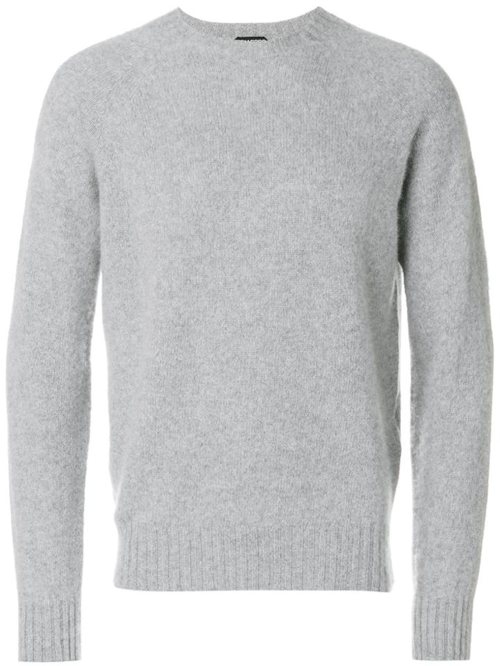 Tom Ford Crew Neck Pullover - Grey