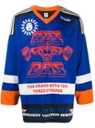 Adidas Bodybuilder Print Jersey Top - Blue