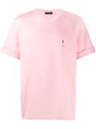 Neil Barrett Turn Up Cuff T-shirt - Pink