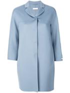 's Max Mara - Single Breasted Coat - Women - Virgin Wool - 34, Blue, Virgin Wool
