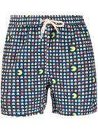 Mc2 Saint Barth Hungry Pacman Swimming Shorts - Blue