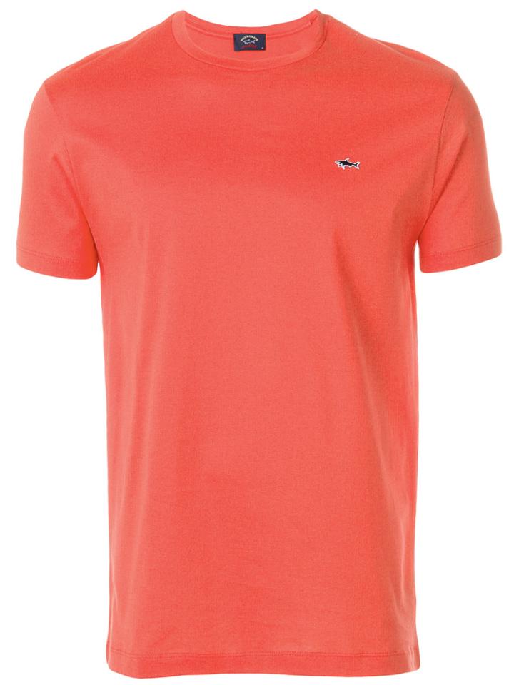 Paul & Shark Logo Patch T-shirt - Yellow & Orange