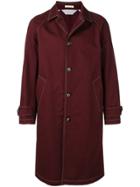 Marni Overstitched Coat - Red