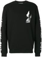 Mcq Alexander Mcqueen Skull Print Sweatshirt - Black
