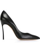 Casadei Blade Pumps, Women's, Size: 39, Black, Calf Leather/leather