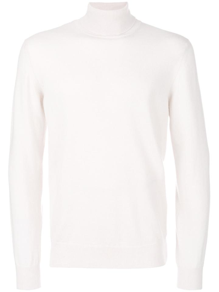 Eleventy Cashmere Roll-neck Jumper - White