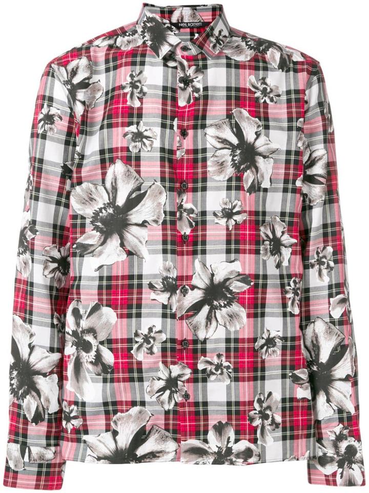 Neil Barrett Floral Print Shirt - Red
