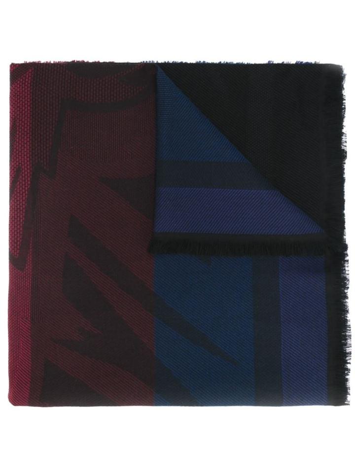 Kenzo 'tiger Face' Scarf, Men's, Black, Cotton