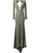 Alex Perry 'francoise' Dress, Women's, Size: 6, Green, Polyester/triacetate