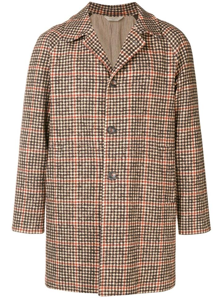Circolo 1901 Checked Coat - Brown