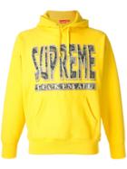 Supreme Paisley F*ck Em All Hooded Sweater - Yellow