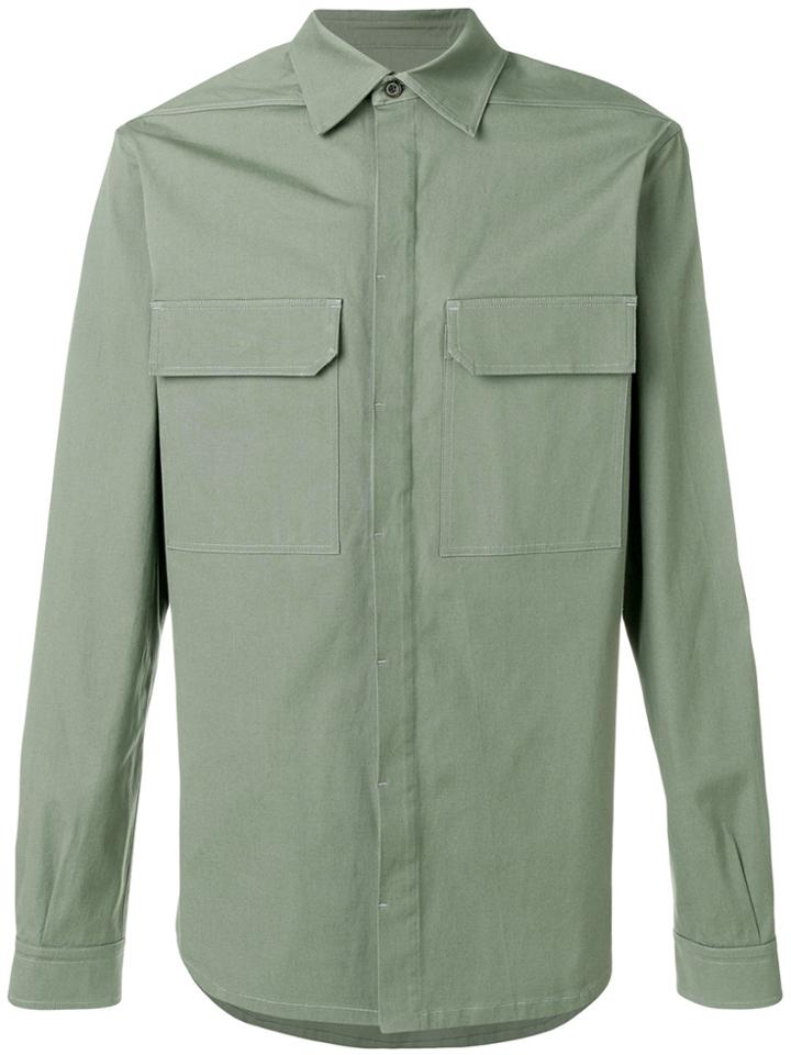 Rick Owens Workshirt Shirt - Green