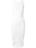 Dion Lee Shadow Ribbed Knit Tank Dress - White