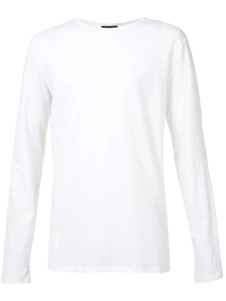 Atm Anthony Thomas Melillo - Classic Long Sleeve Top - Men - Cotton - M, White, Cotton