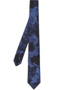 Burberry Slim Cut Dreamscape Wool Silk Jacquard Tie - Blue