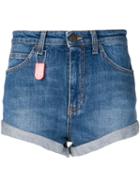 Philosophy Di Lorenzo Serafini Denim Patch Shorts - Blue