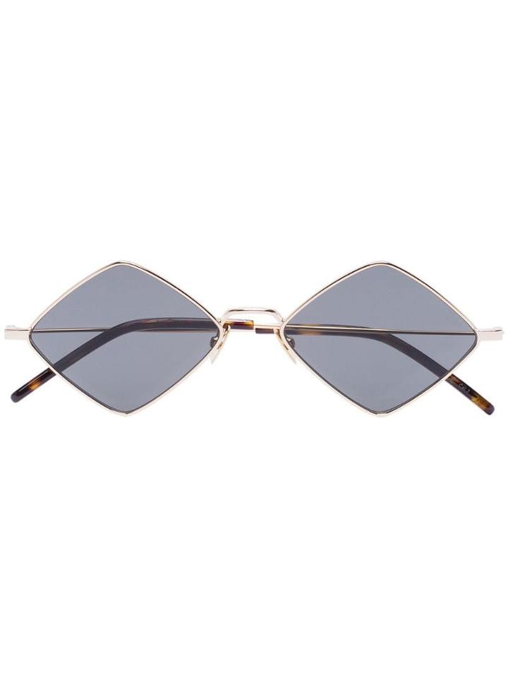 Saint Laurent Eyewear Diamond Sunglasses - Black