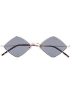 Saint Laurent Eyewear Diamond Sunglasses - Black