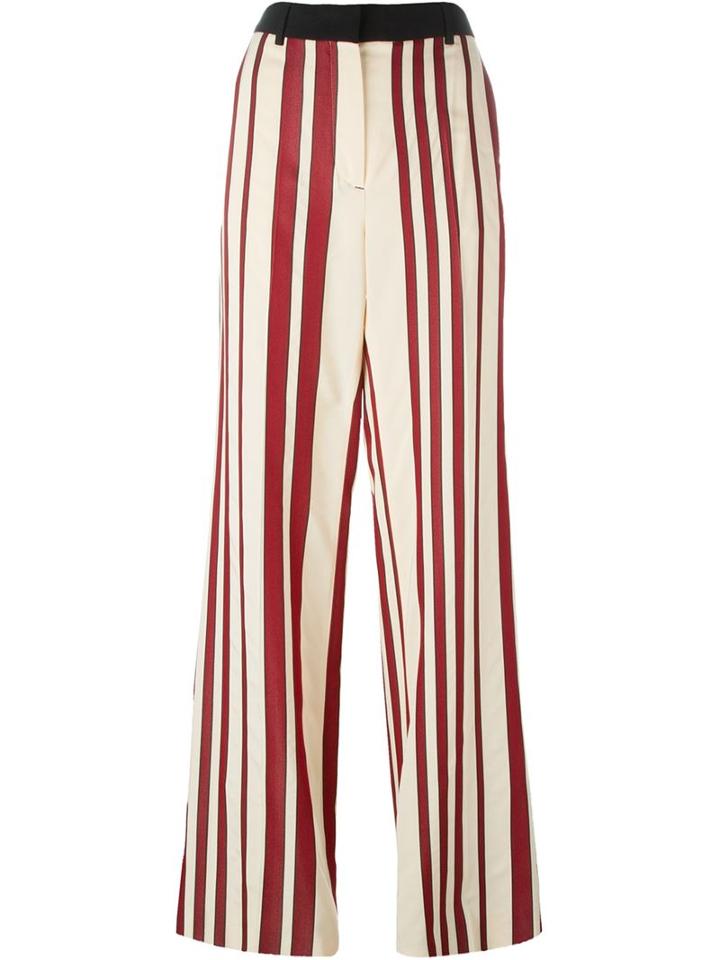 Sportmax Striped Wide Leg Trousers