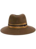 Maison Michel 'henrietta' Trilby Hat, Women's, Size: Small, Brown,