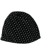 Saint Laurent Crystal Embellished Hat - Black
