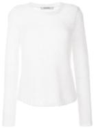 Dorothee Schumacher Crew Neck Jumper, Women's, Size: 3, White, Polyamide/mohair/wool