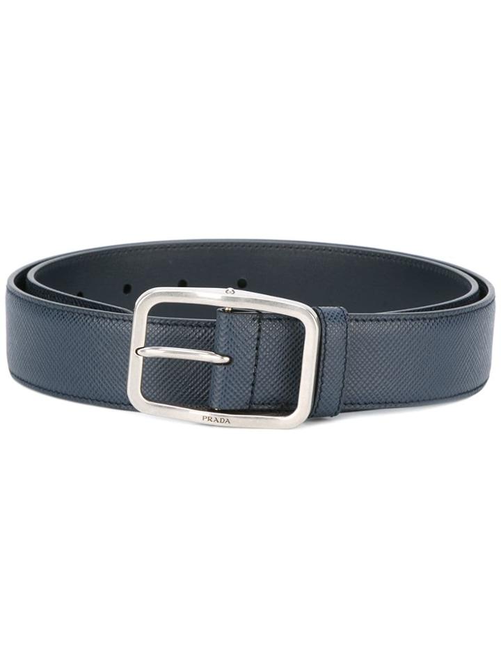 Prada Classic Belt - Blue