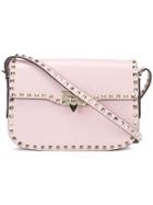 Valentino Valentino Garavani 'rockstud' Shoulder Bag, Women's, Pink/purple, Calf Leather