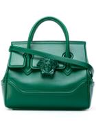 Versace Mini Palazzo Empire Tote, Women's, Green, Leather