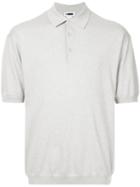 H Beauty & Youth Knitted Polo Shirt - Grey