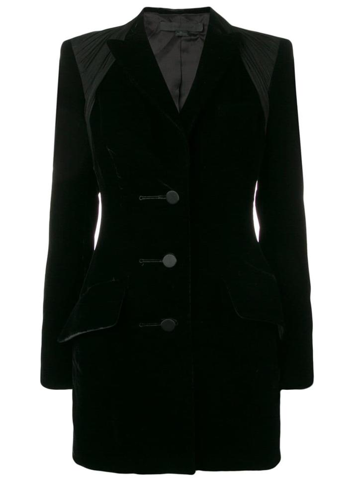 Alexander Wang Ruche Detailed Blazer - Black