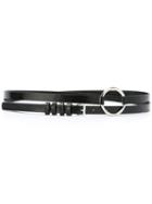 Mcq Alexander Mcqueen Multi Wrap Belt, Women's, Size: Small, Black, Leather
